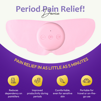 Thumbnail for period pain relief device functions